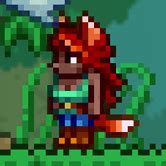 terraria zoologist sprite.